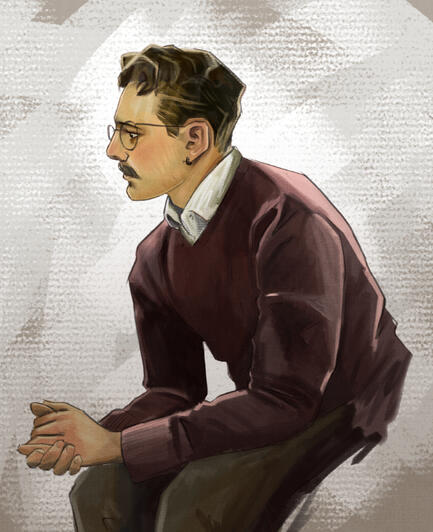 self portrait | digital painting - (2025)