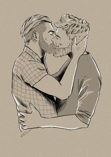 queer love | digital print - (2023)