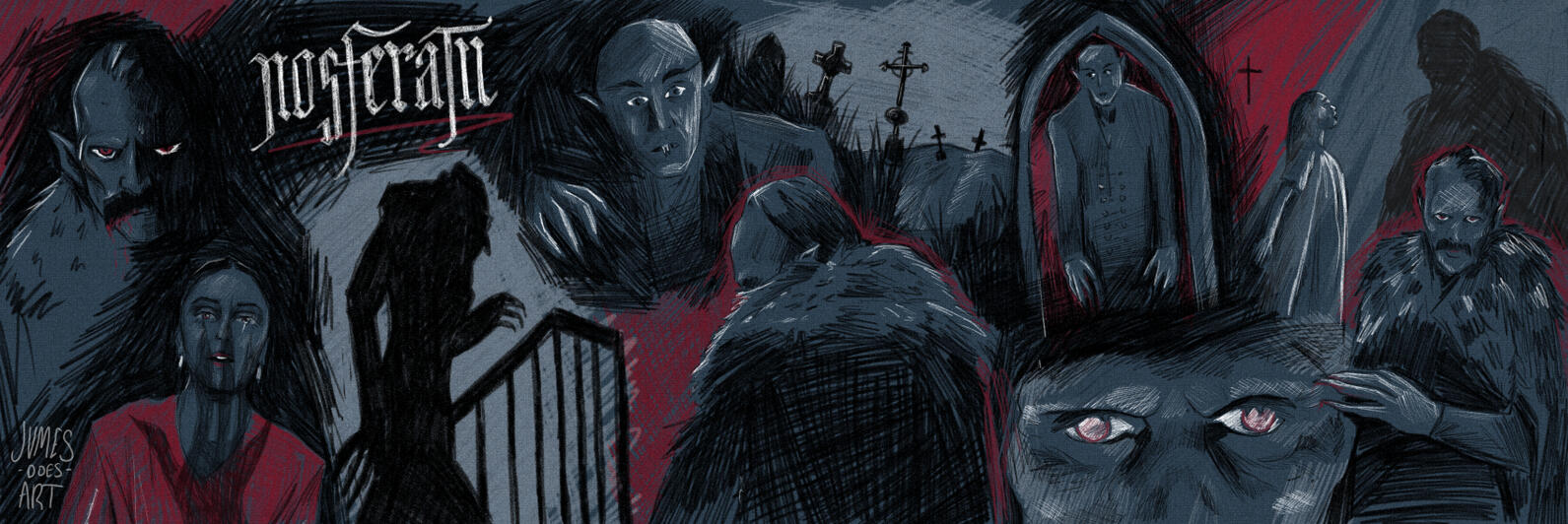 nosferatu sketches | digital (2025)