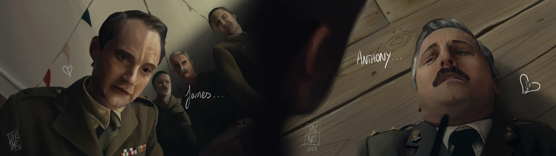 carpe diem - havers and the captain | digital painting - (2023)